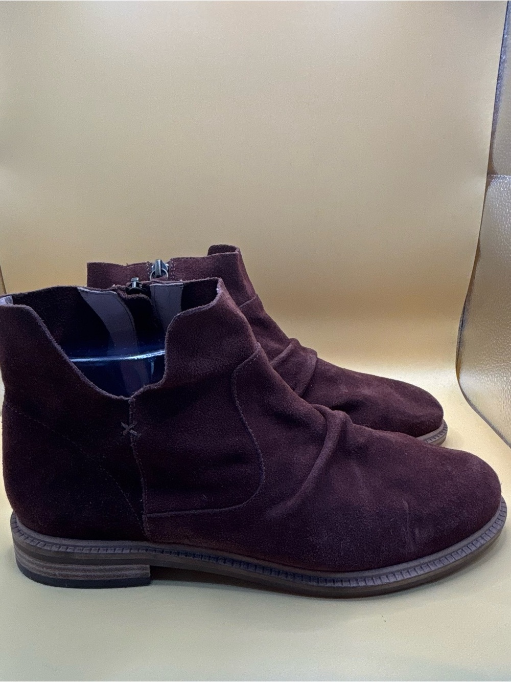 Kelsi Dagger Brooklyn Ego Ankle Boots Women’s 8.5 Brown Suede Zip Boho Western